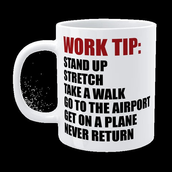 Defamations Mug - Funny Work Mug - Stand Up