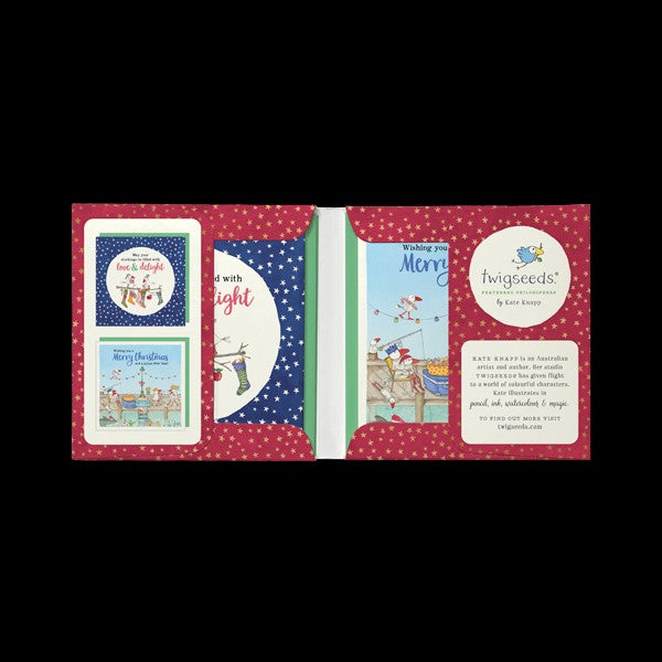 Twigseeds Happy Christmas Card Set