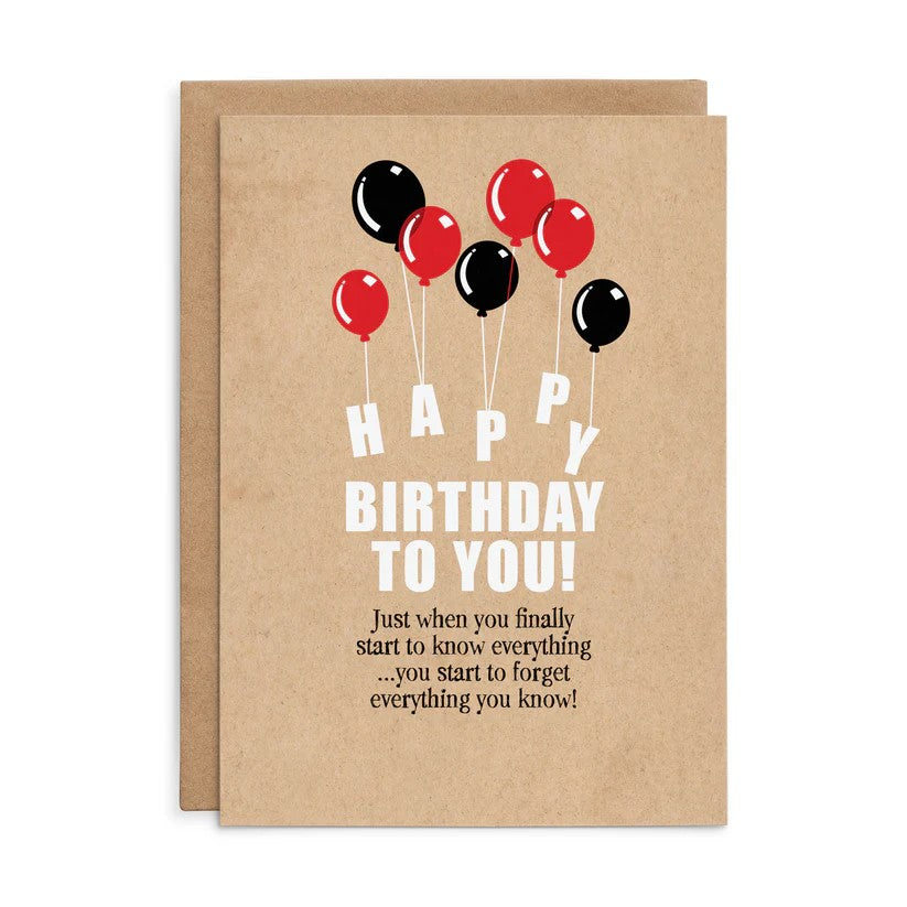 Defamation Card - Happy Birthday To You!