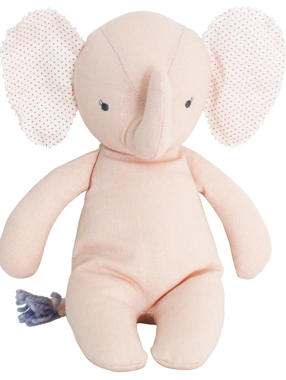 Baby Floppy Elephant 25cm Pink