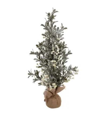 Burlap With Pearl Snow