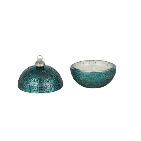 Jolly Candle Glass/wax 11cm Green