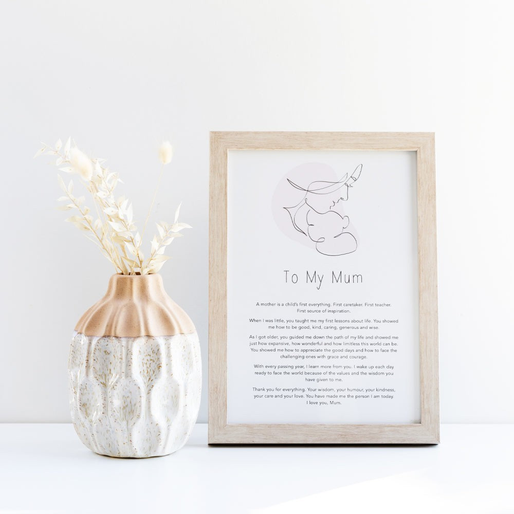 Gift Of Words - To My Mum