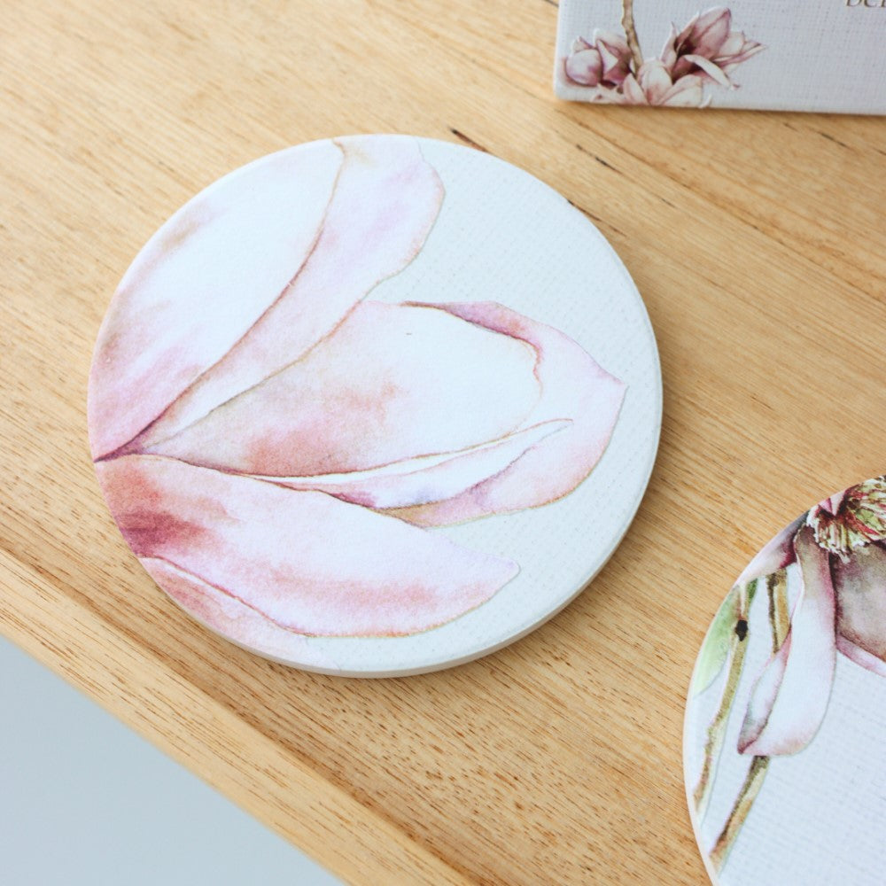 Blossom Floral Ceramic Coaster