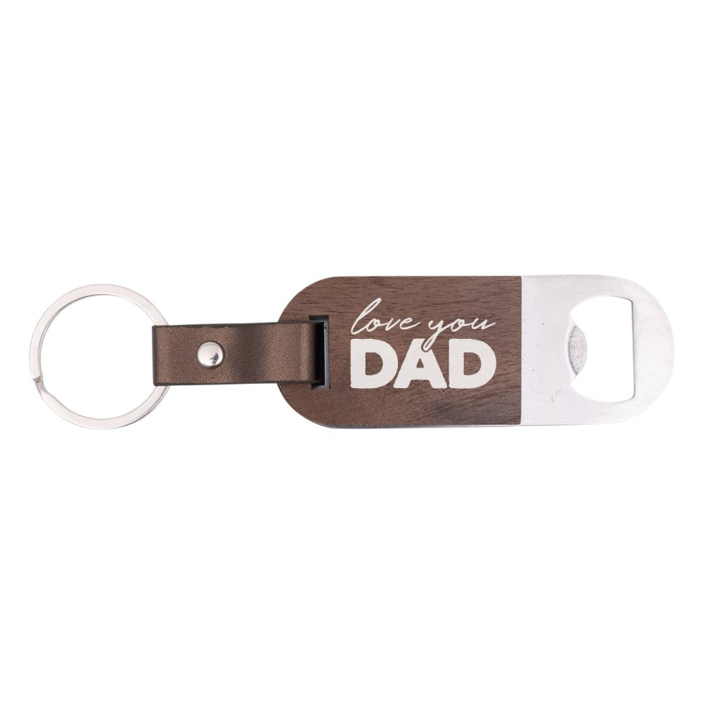 Fathers Day Love Bottle Opener Keyring