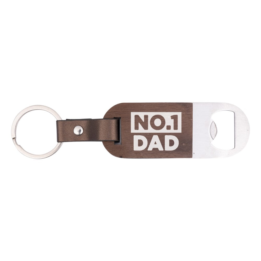Fathers Day No.1 Bottle Opener Keyring