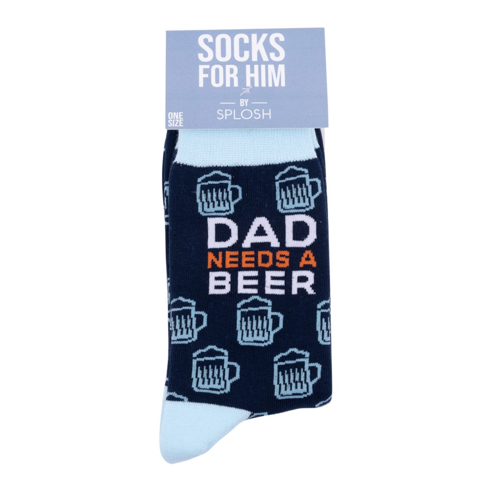 Fathers Day Beer Socks