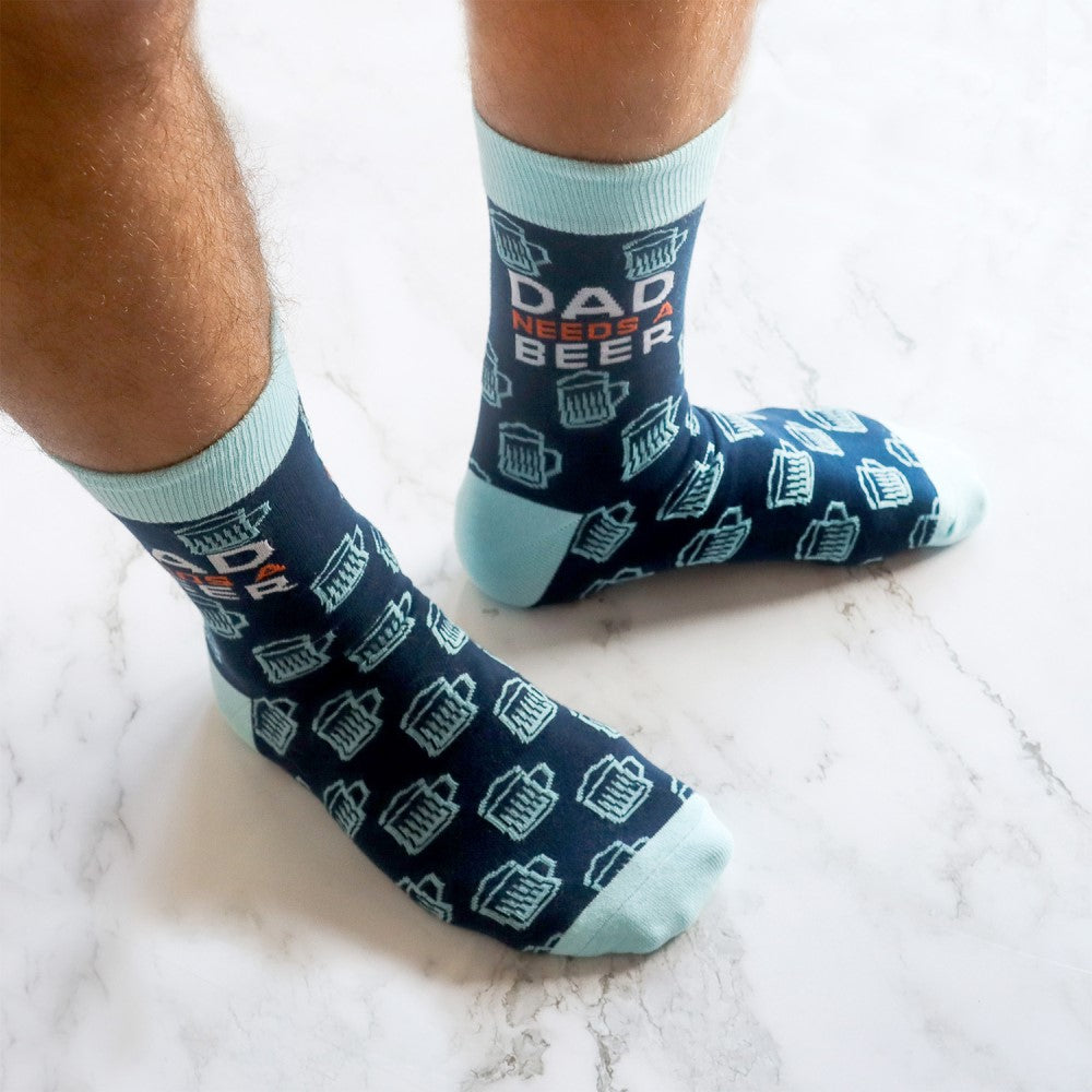 Fathers Day Beer Socks