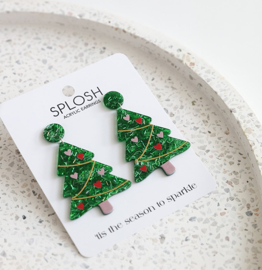 Christmas Tree Earrings