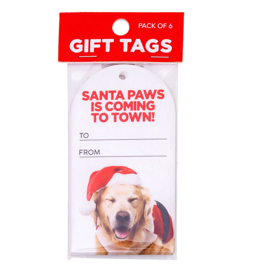 Christmas Coming To Town Set Of 6 Gift Tags