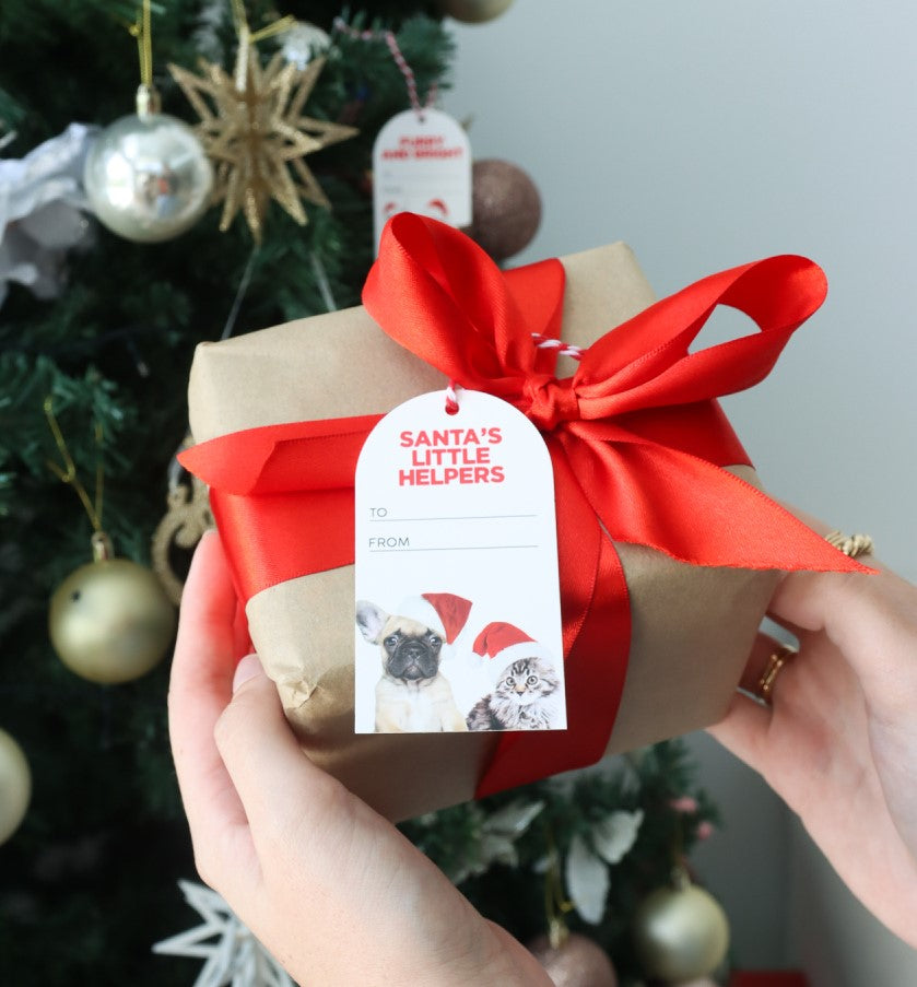 Christmas Helpers Set Of 6 Gift Tags