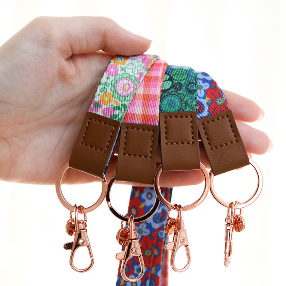 Teacher Floral Lanyard
