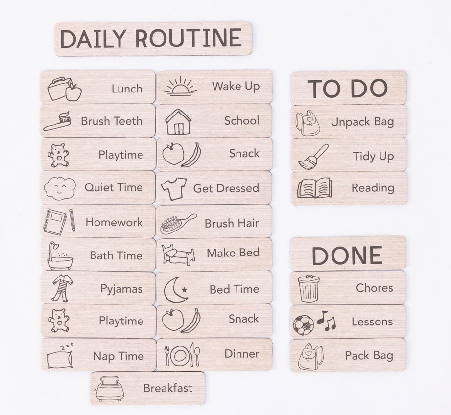 Routine Magnets For Kids