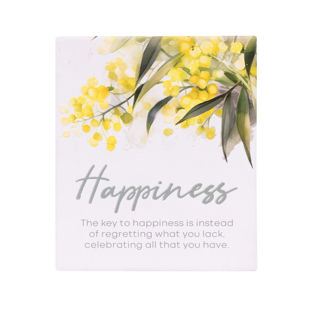 Native Blooms Happiness Verse