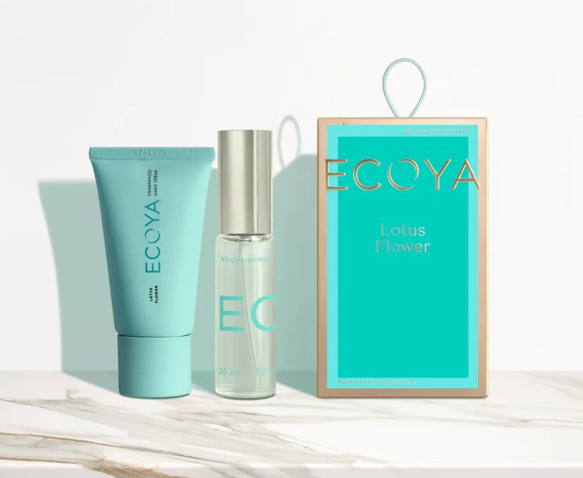 Ecoya- Lotus Flower Two Piece Mini Gift Set