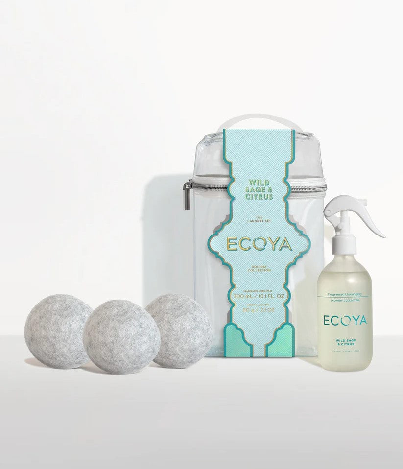 Ecoya Wild Sage & Citrus Laundry Set Holiday Collection