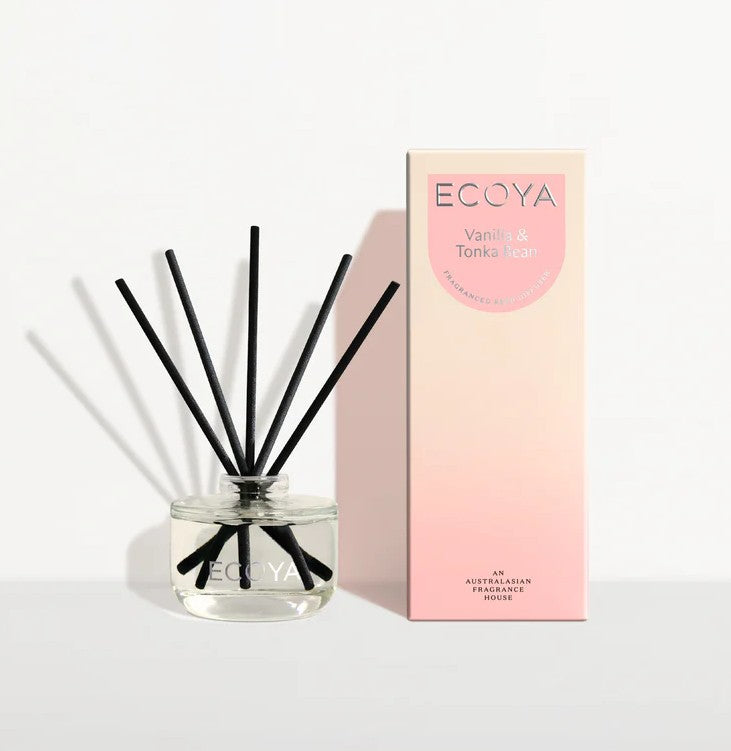 Ecoya Vanilla & Tonka Bean Mini Reed Diffuser