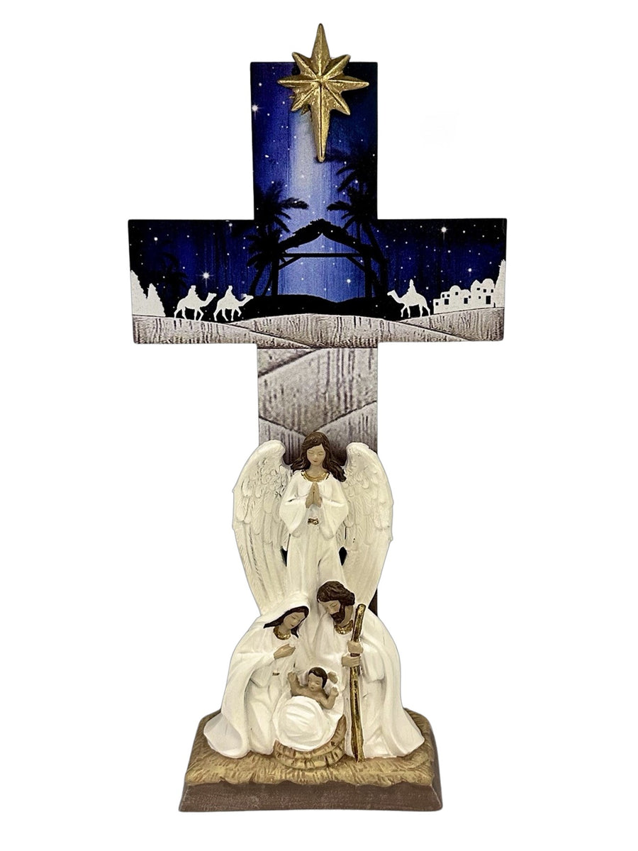 Blue Holy Family
