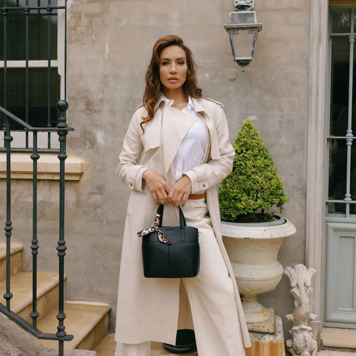 Amelie Oatmeal 2 Peice Top Handle Bag