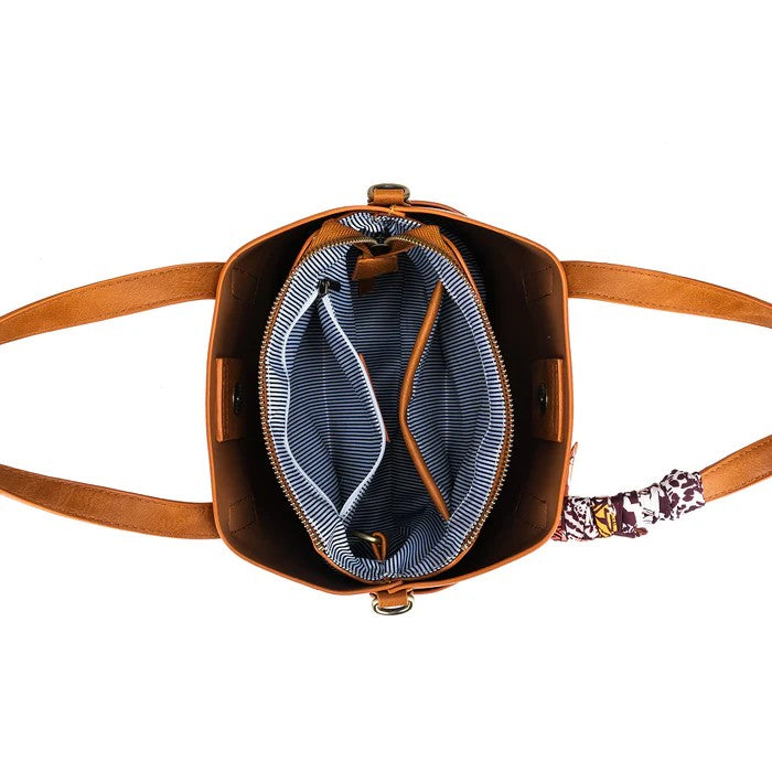 Amelie Tan 2 Piece Bag Set