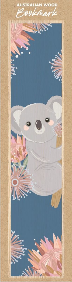 Koala Wooden Bookmark