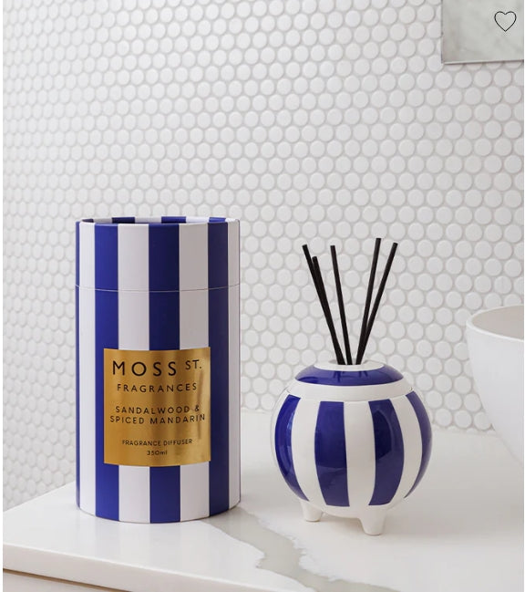 Moss St. Sandalwod & Spiced Mandarin Ceramic Diffuser 350ml