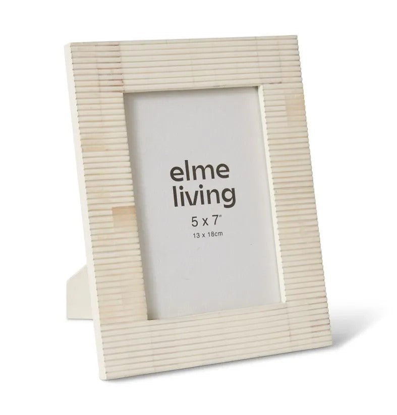 Zev 5x7 Photo Frame Cream 19x2x24cm