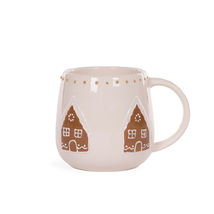 Ceramic Gingerbread House Mug