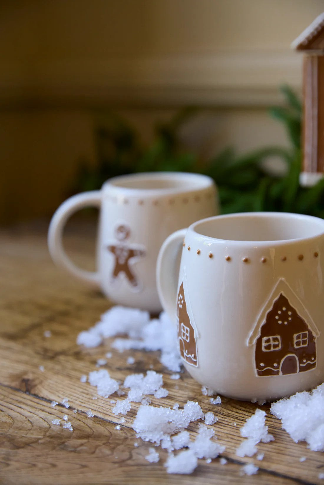 Ceramic Gingerbread House Mug