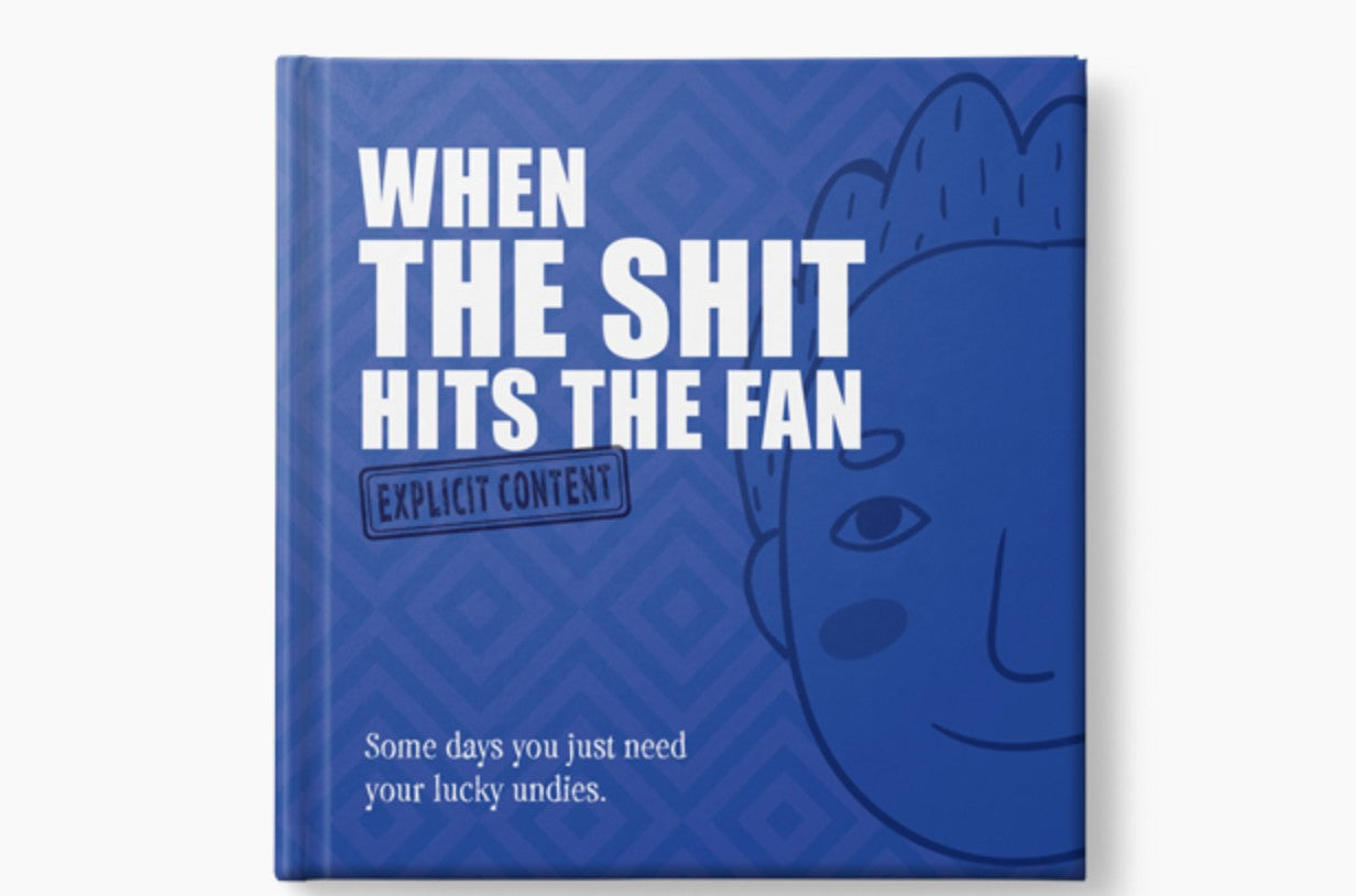 Fun Coffee Table Book - When The Shit Hits The Fan