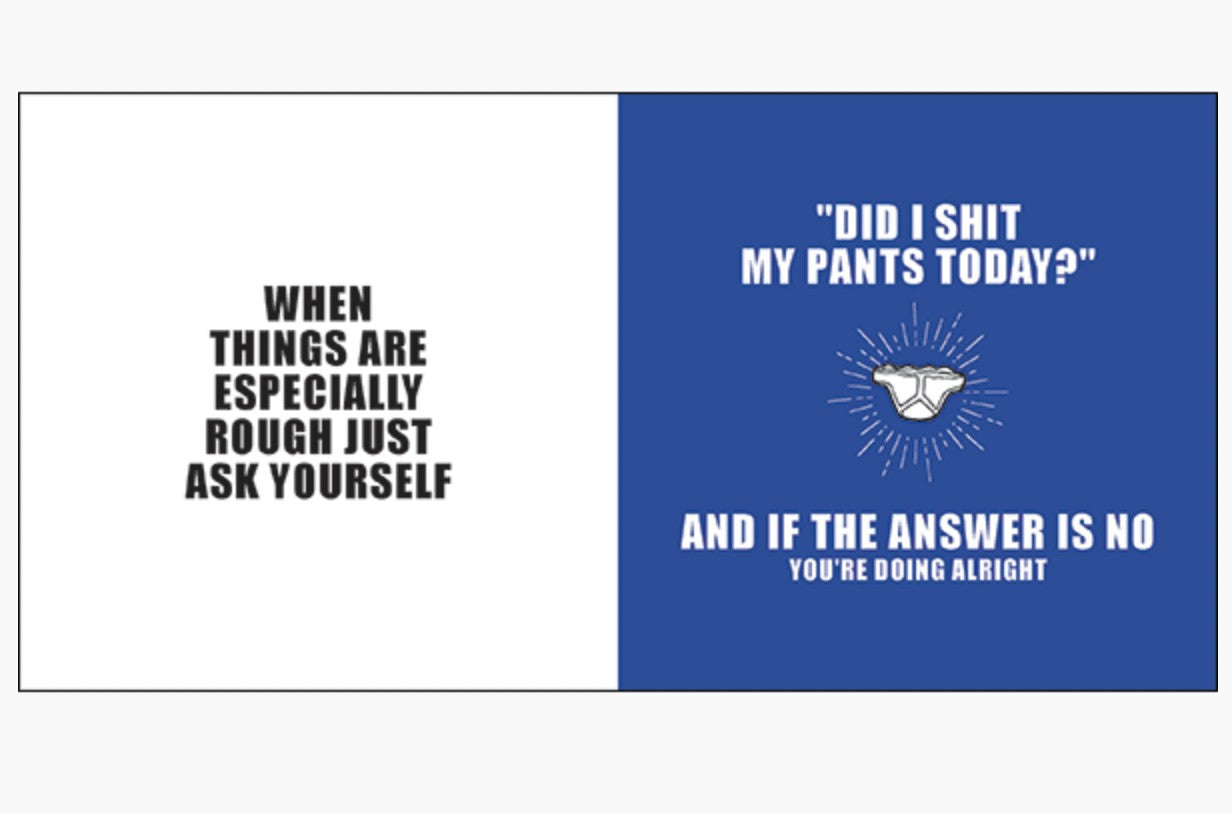 Fun Coffee Table Book - When The Shit Hits The Fan