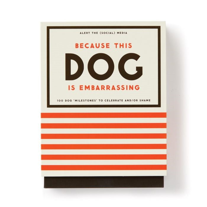 Because This Dog Is Embarrassing- Pet Shame/praise Deck (cards)