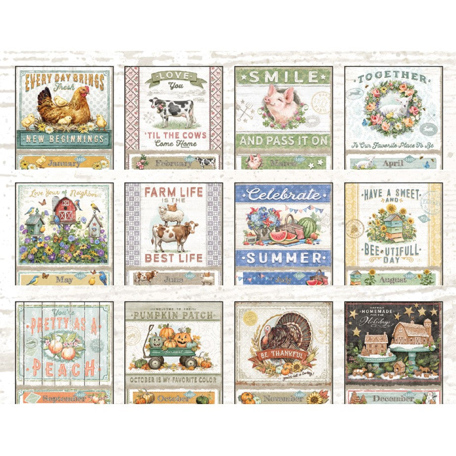 Farmhouse Wall Calendar