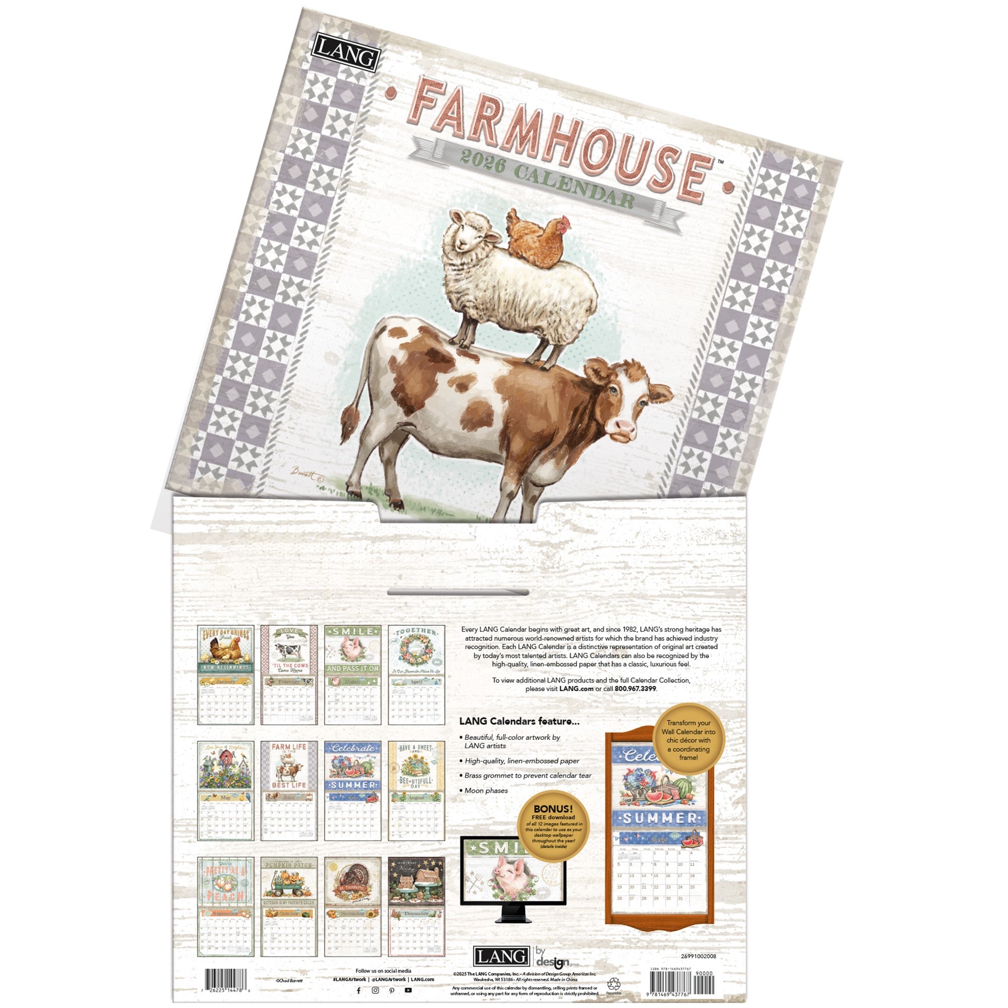 Farmhouse Wall Calendar