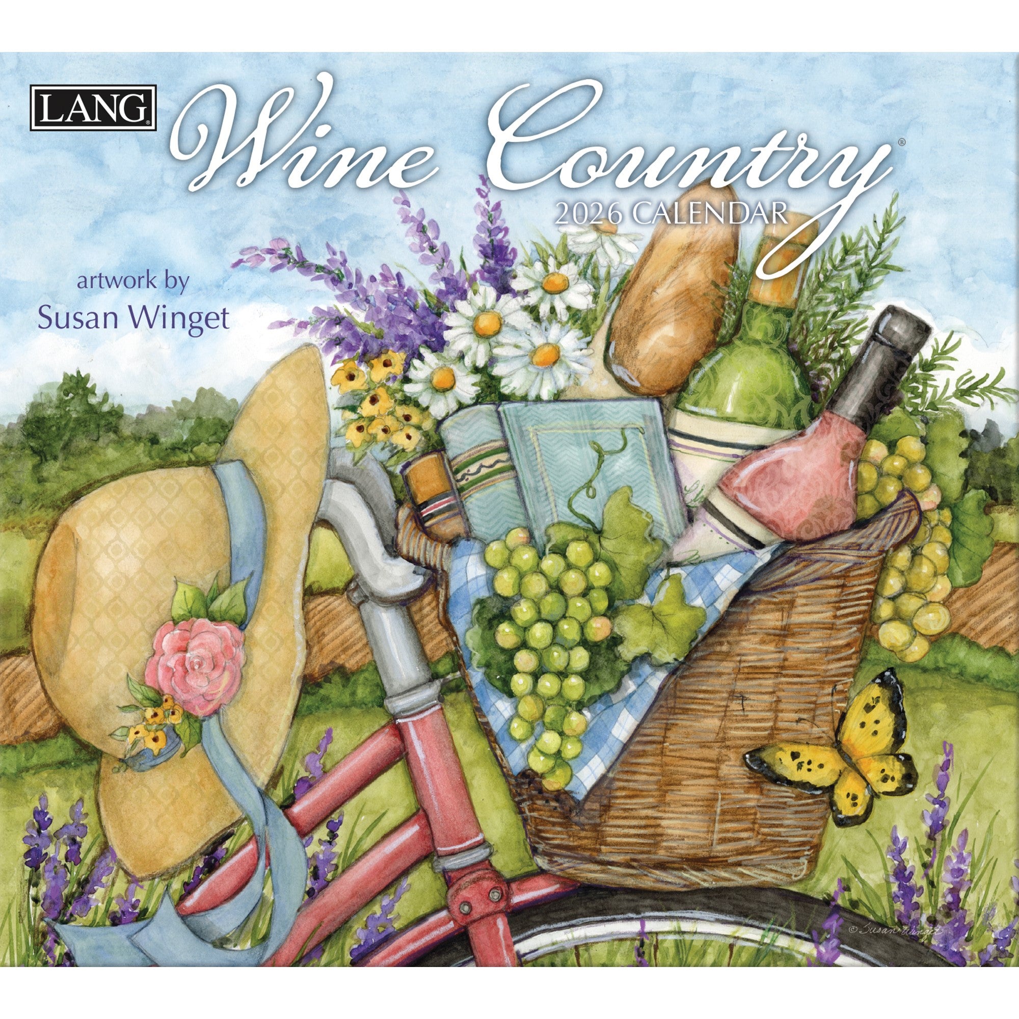 Wine Country Wall Calendar