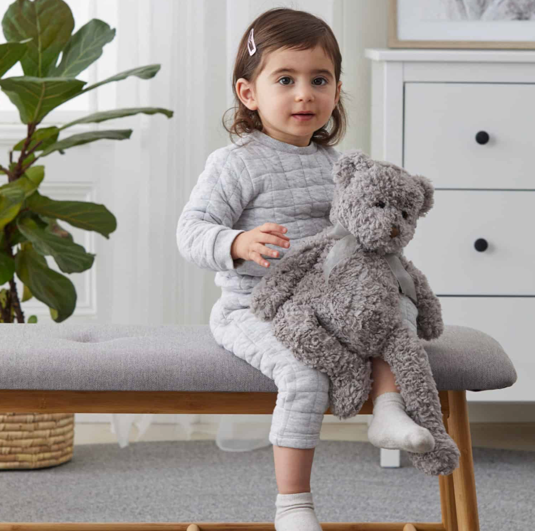 Darcy The Comfort Bear - Grey