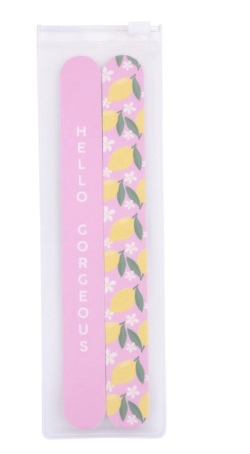Nail File - Lemon