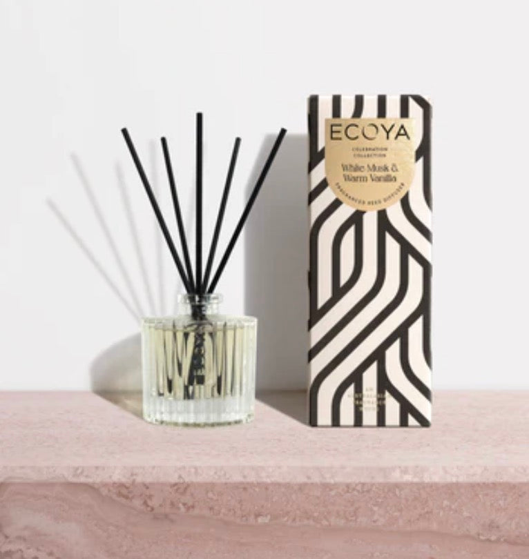 Ecoya White Musk & Warm Vanilla Celebration Reed Diffuser