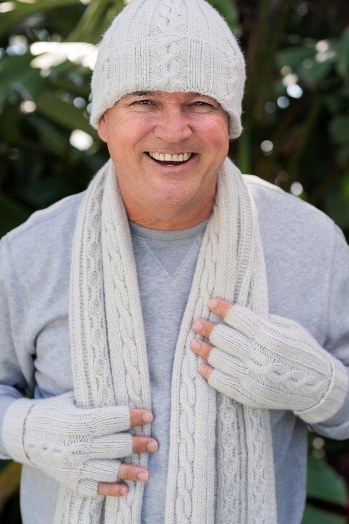 Scarf Tahoe Cable Grey