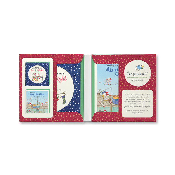 Twigseeds Happy Christmas Card Set