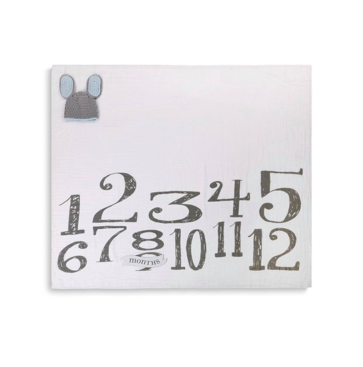 My 1st Year Blue Swaddle Gift Set