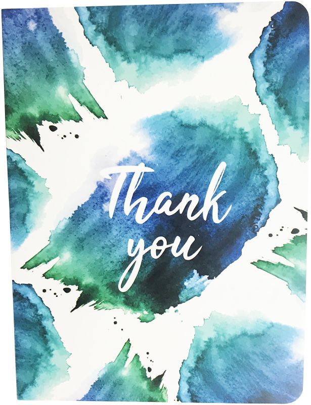 Thank You Watercolour Journal
