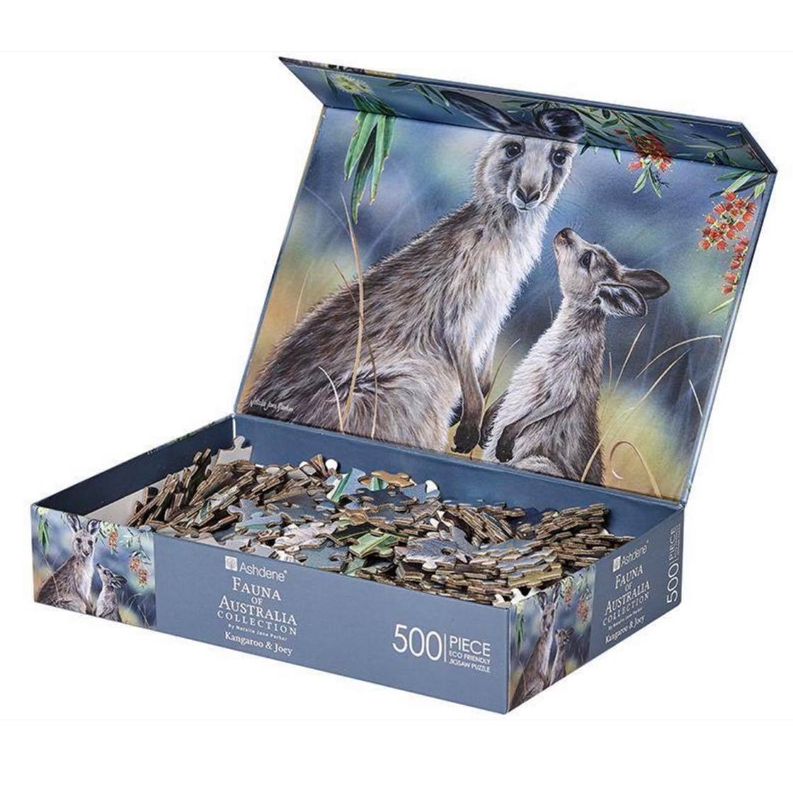Kangaroo & Joey 500 Piece Jigsaw Puzzle