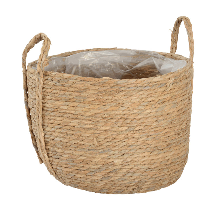 Rhea Set of 3 Seagrass Baskets with Handles