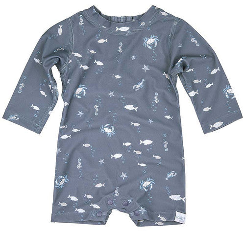 Swim Onesie Long Sleeve Neptune