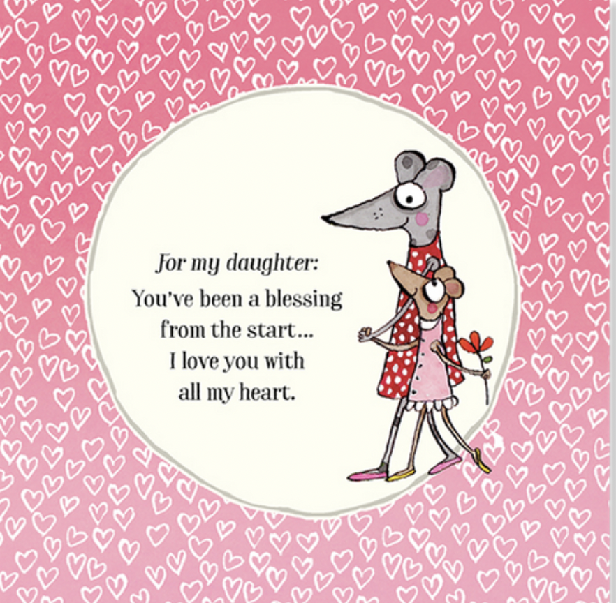 Twigseed Card - For My Daughter