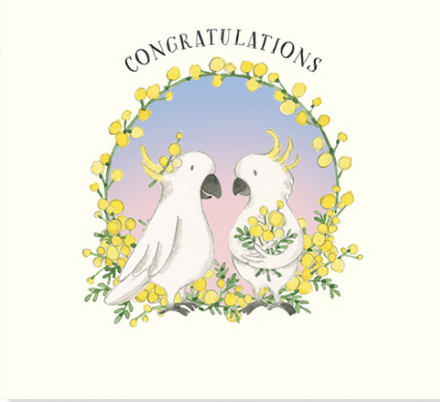 Card - Congratulations Love Card (twigseeds)
