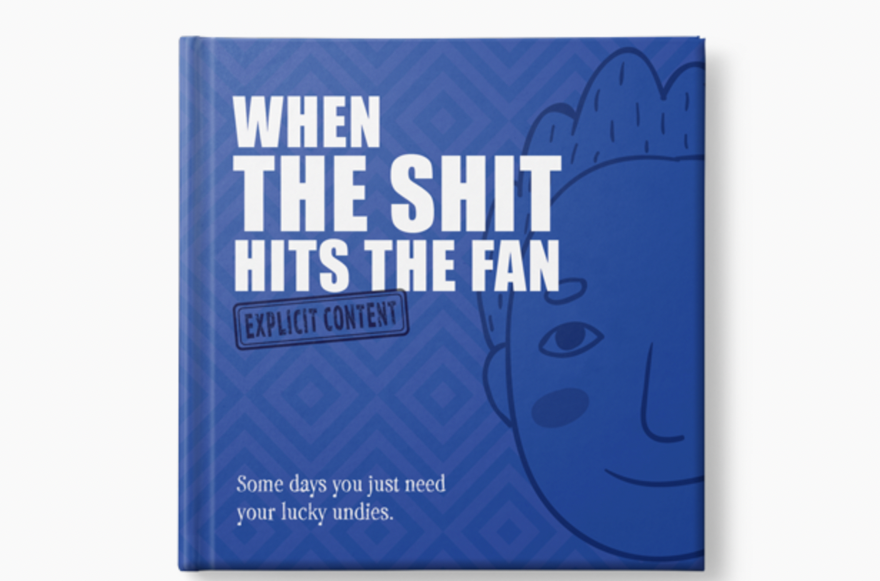 Fun Coffee Table Book - When The Shit Hits The Fan