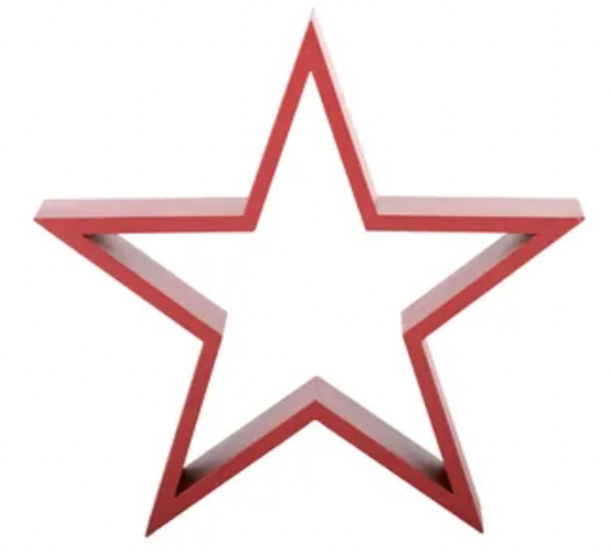 Star Deco Red Large