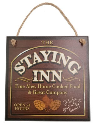 Home Vintage -staying Inn Sign